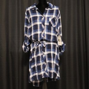 NWT BLL nyc woman's plaid dress
